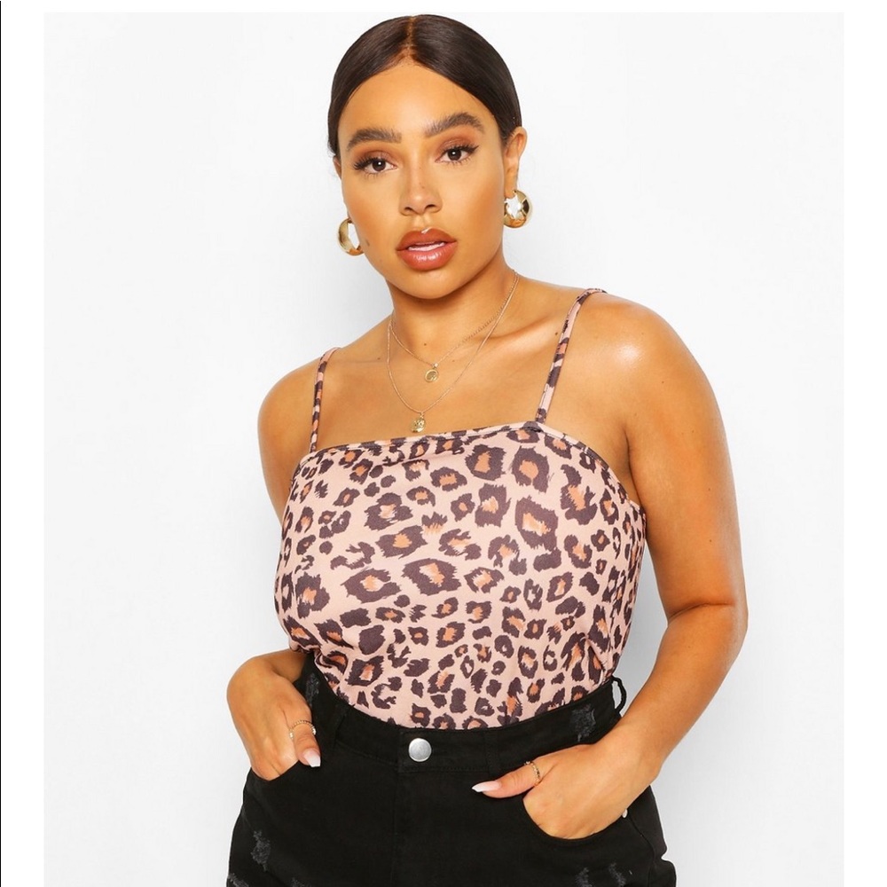 Leopard print cami